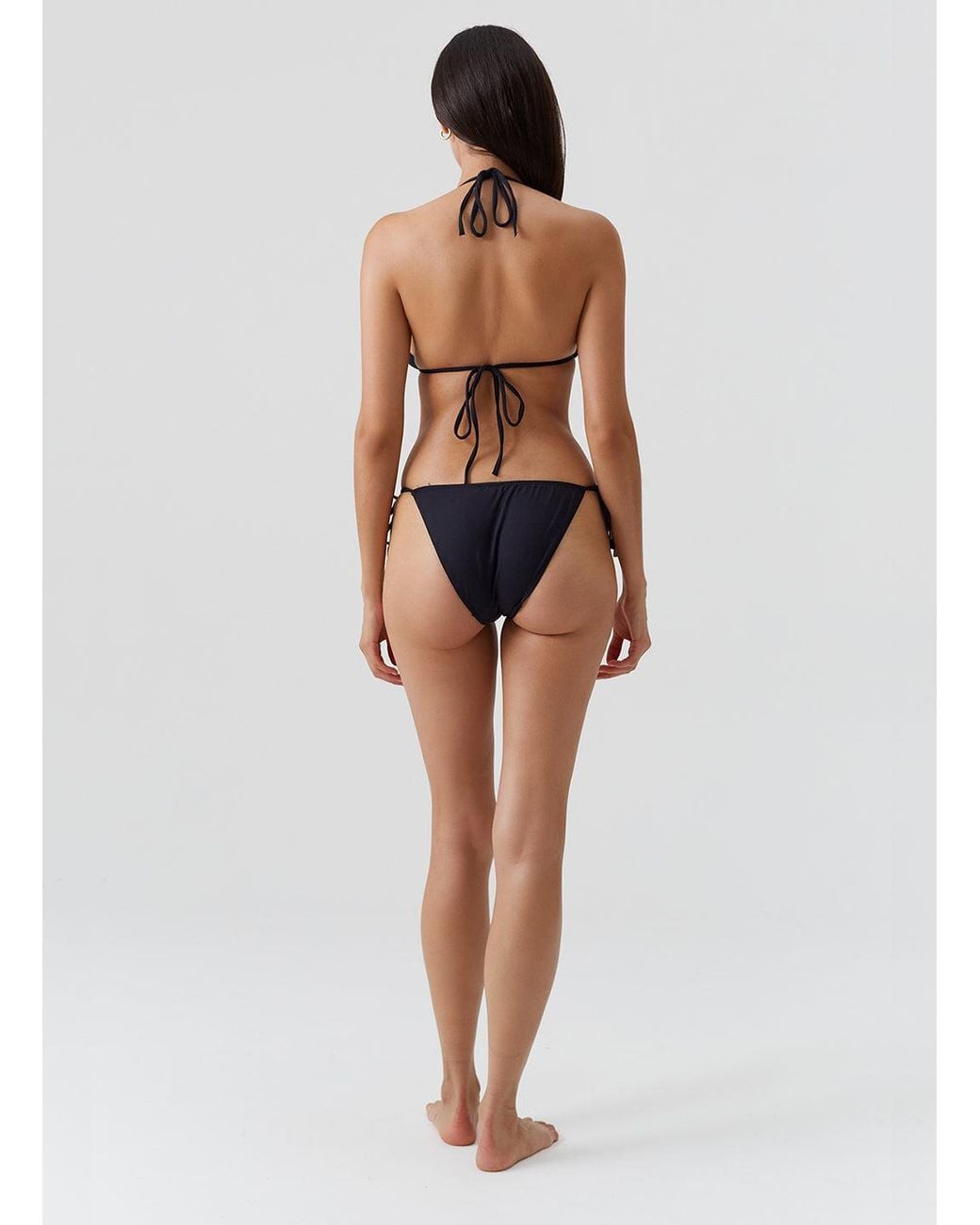 Melissa Odabash Black Miami Bikini Bottom