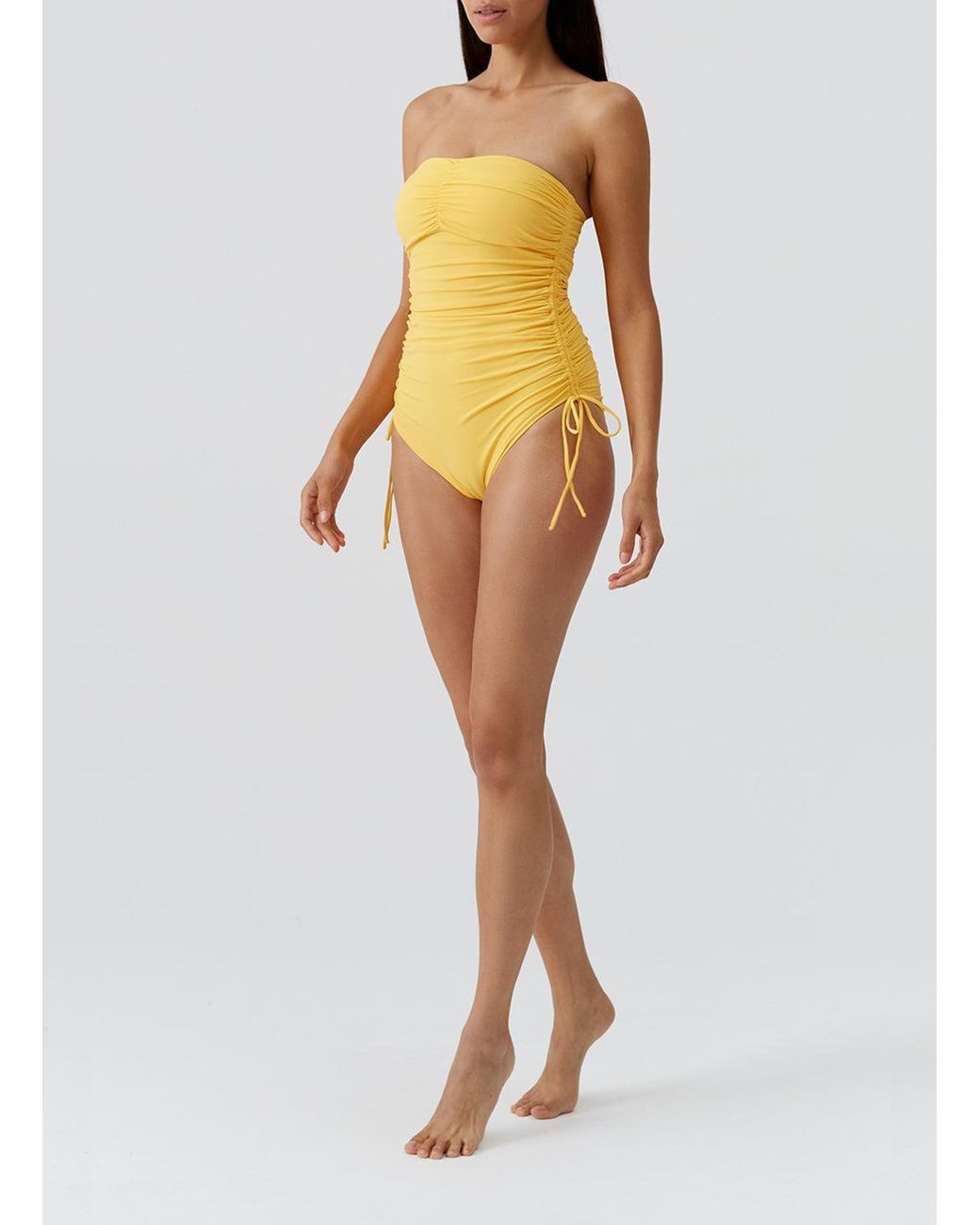 Melissa Odabash Yellow Sydney Sunflower Swimsuit