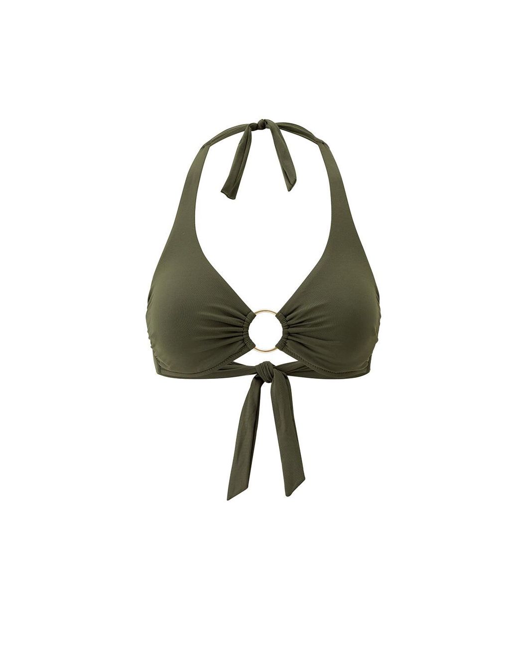 Melissa Odabash Green Brussels Bikini Top