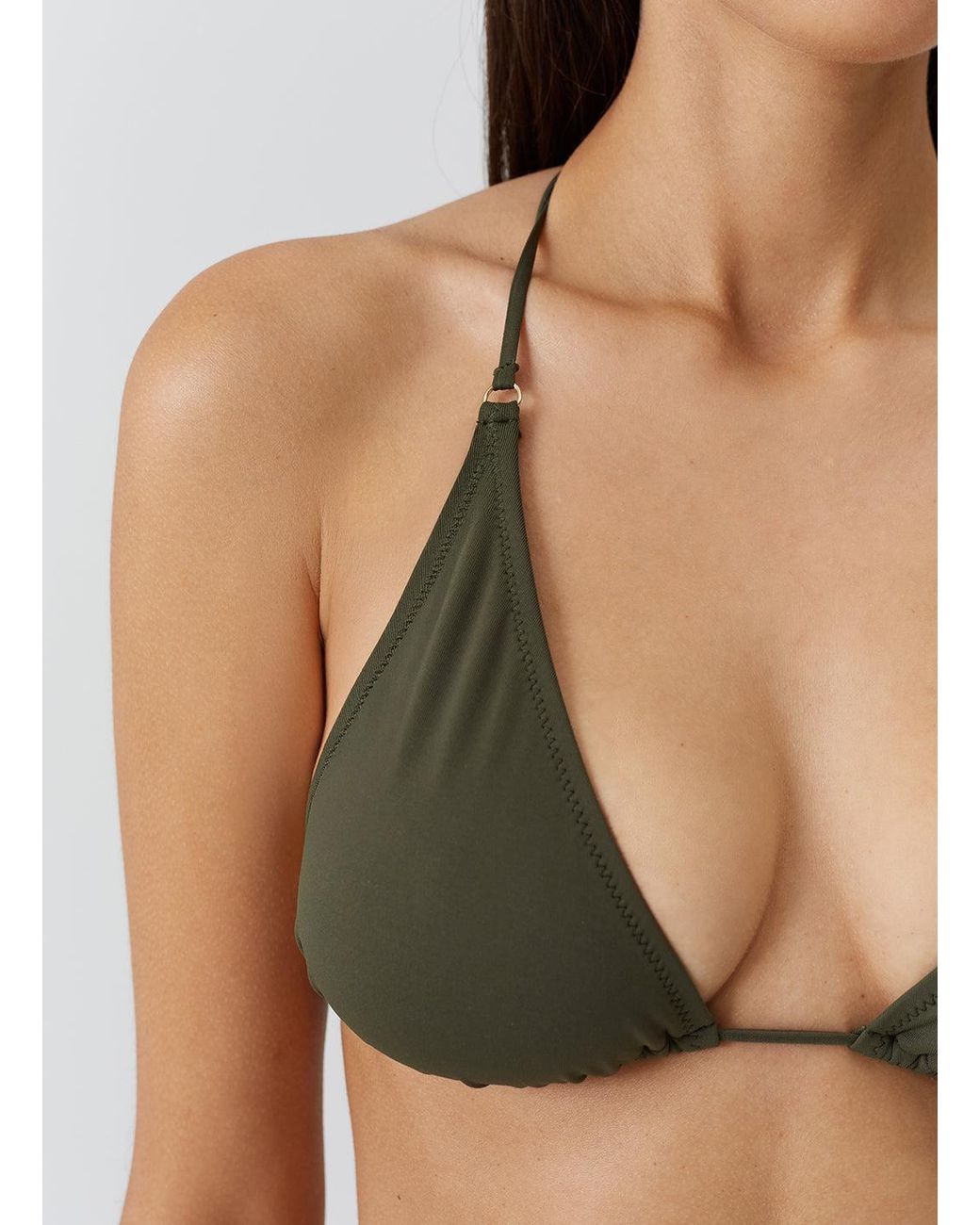 Melissa Odabash Green Malibu Bikini Top