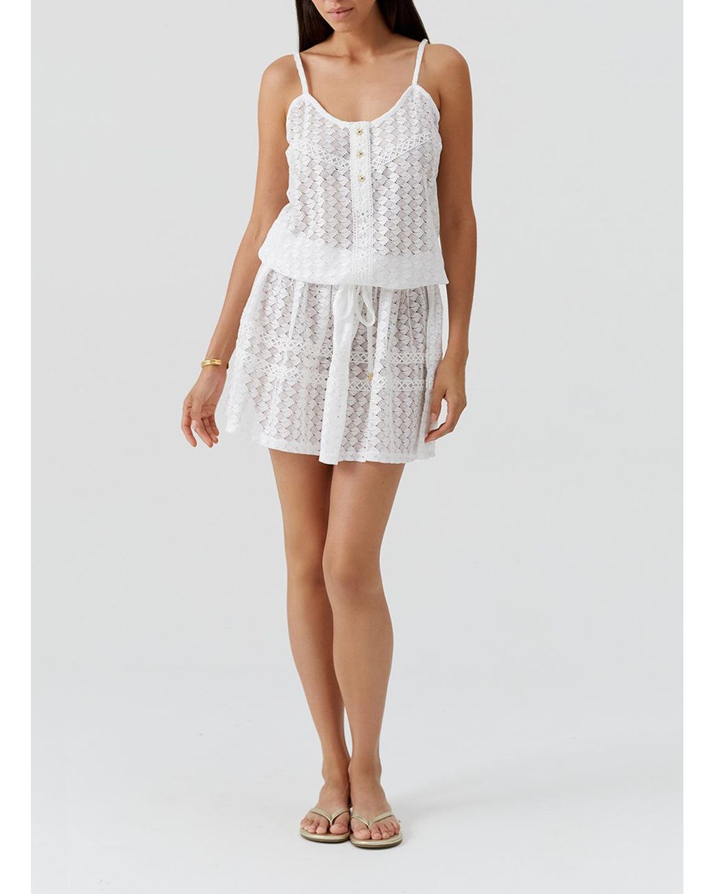 Melissa Odabash White Bailey Dress