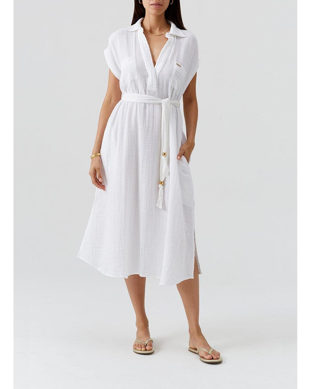 Odabash UK White Rory Dress