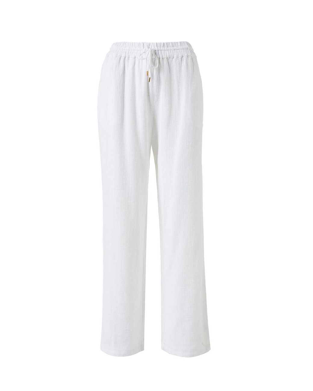 Melissa Odabash White Krissy Trouser