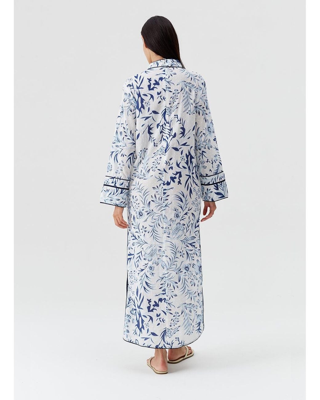 Melissa Odabash Blue Monica Kaftan