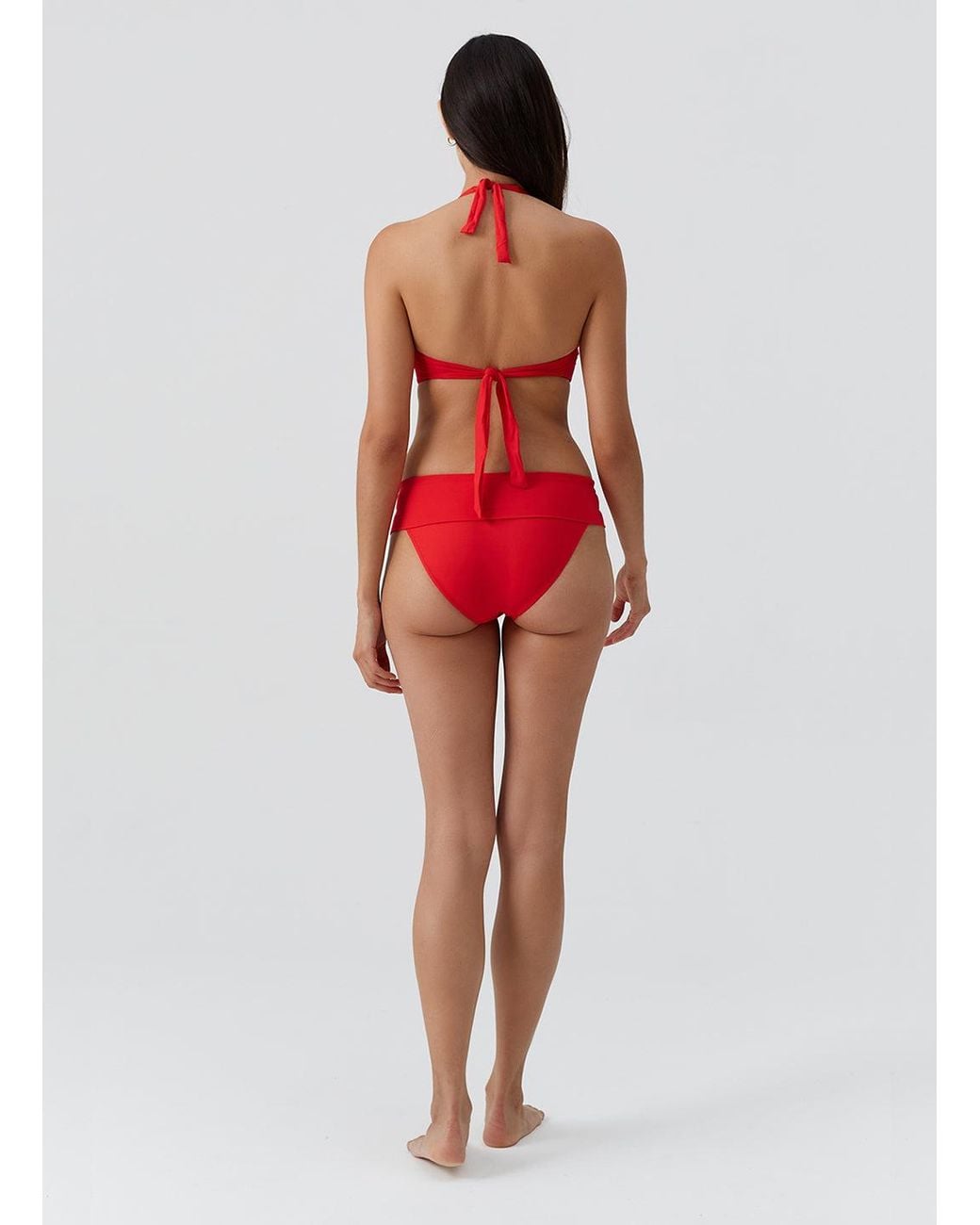 Melissa Odabash Red Brussels Bikini Top