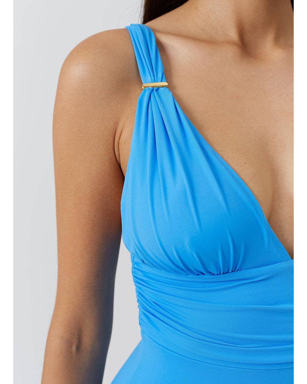 Melissa Odabash Blue Panarea Ocean Swimsuit