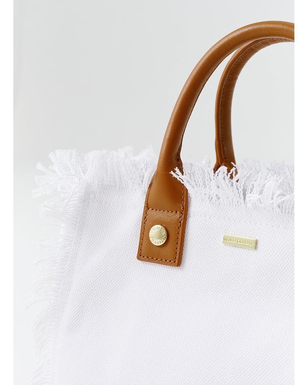 Melissa Odabash White Porto Cervo Bag