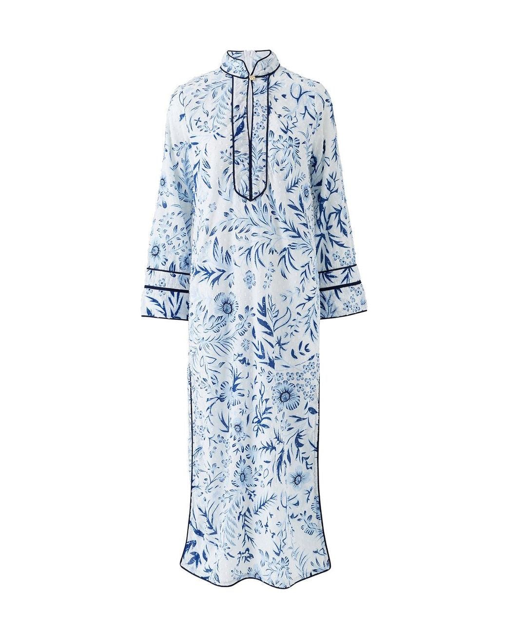 Melissa Odabash Blue Monica Kaftan