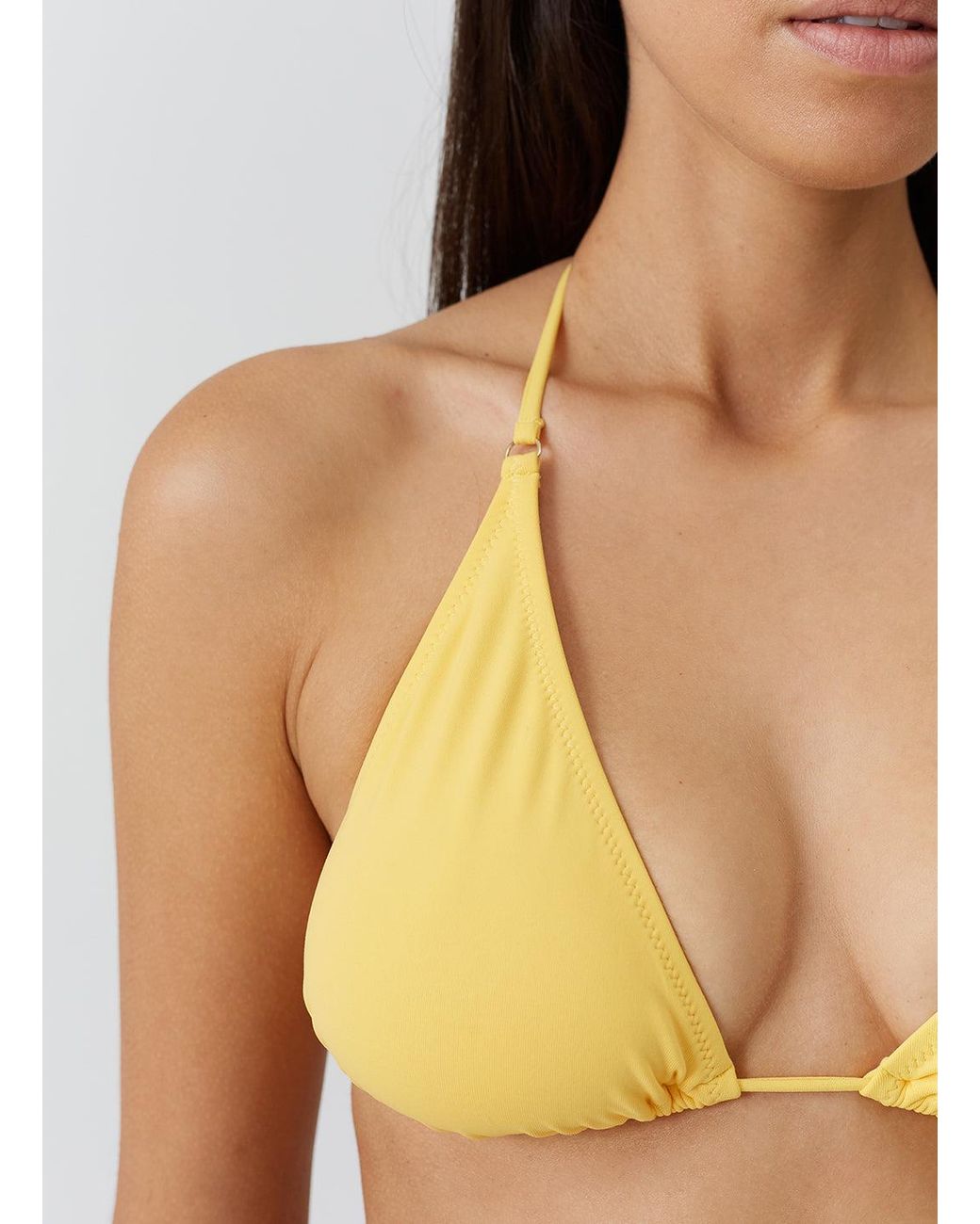 Melissa Odabash Metallic Malibu Sunflower Bikini Top