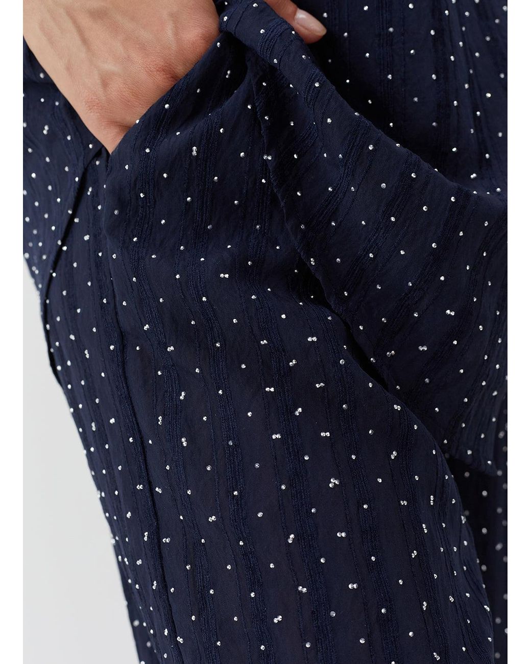 Melissa Odabash Blue Trisha Trousers