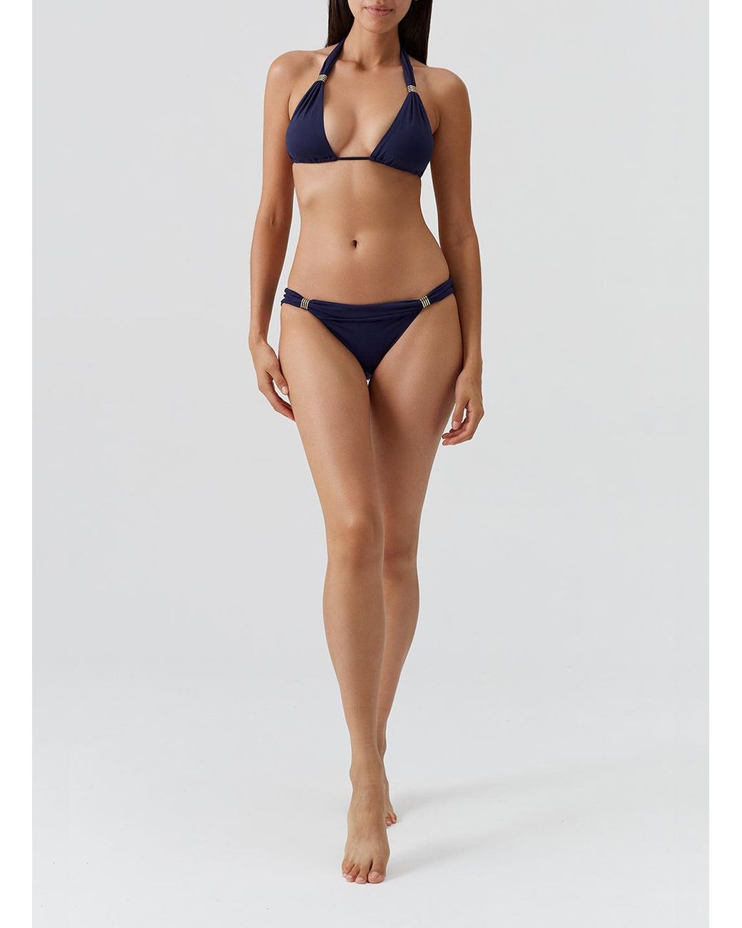 Melissa Odabash Blue Grenada Bikini Top