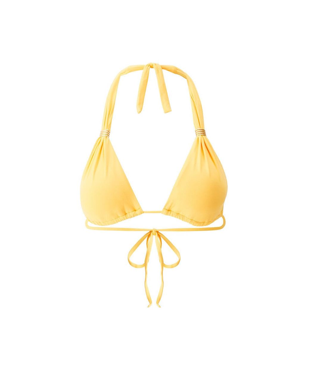 Melissa Odabash Metallic Grenada Sunflower Bikini Top