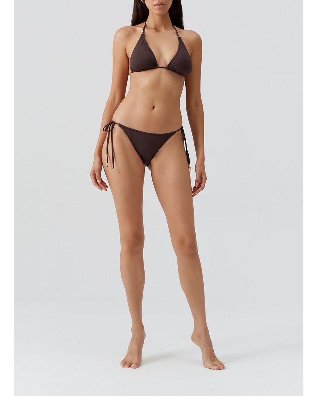Melissa Odabash Brown Malibu Bikini Top