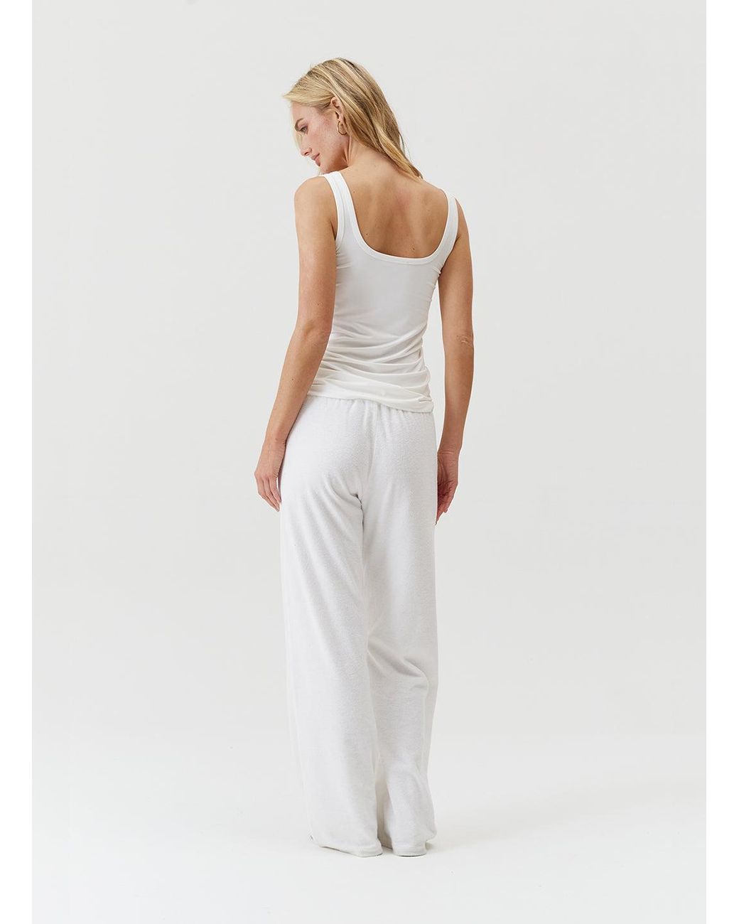 Melissa Odabash White Exclusive Camille Tank