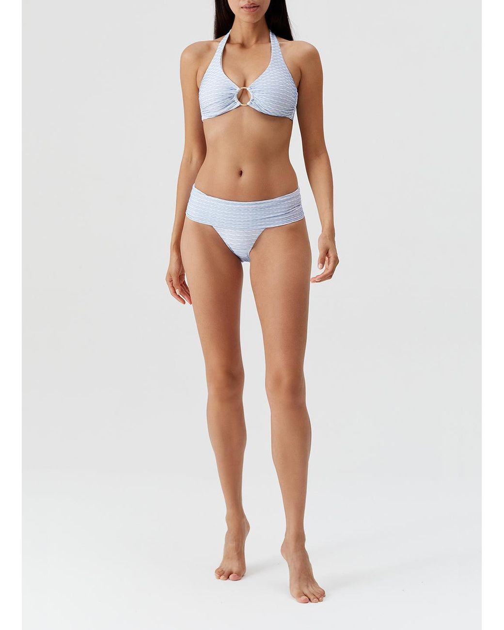 Melissa Odabash Blue Brussels Bikini Bottom