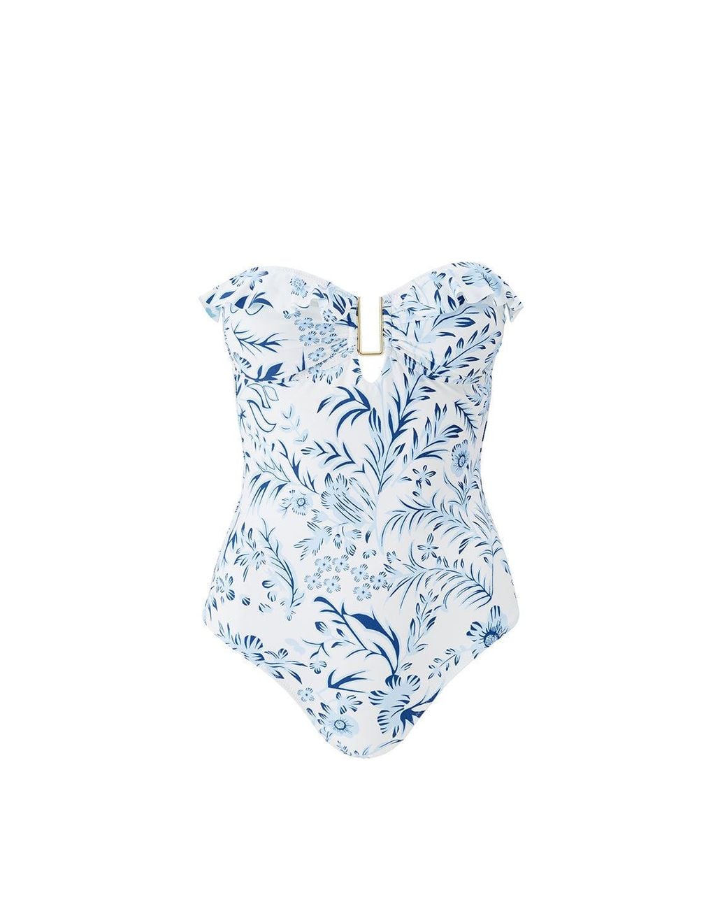 Melissa Odabash Blue Corfu Swimsuit