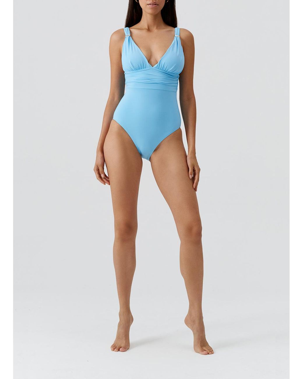 Melissa Odabash Blue Panarea Celeste Swimsuit