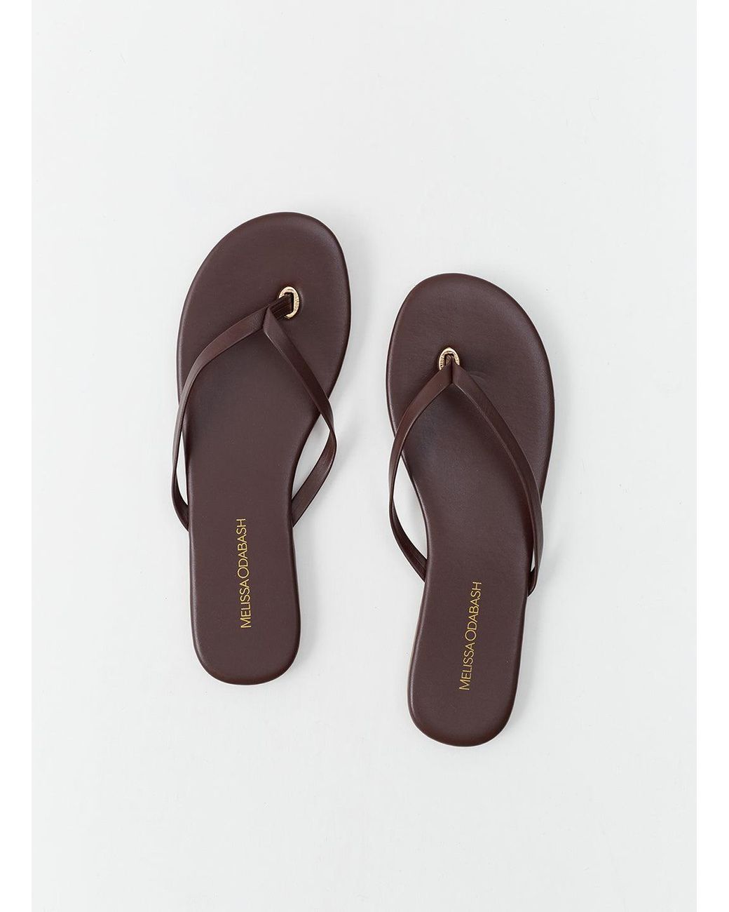 Melissa Odabash White Sandals Dark