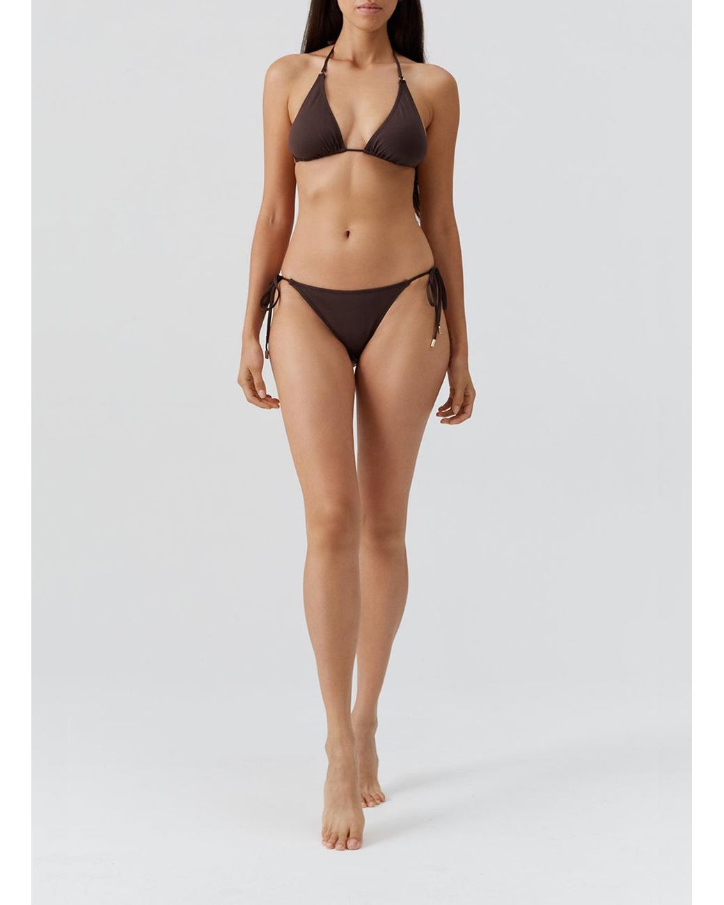 Melissa Odabash Brown Malibu Bikini Top