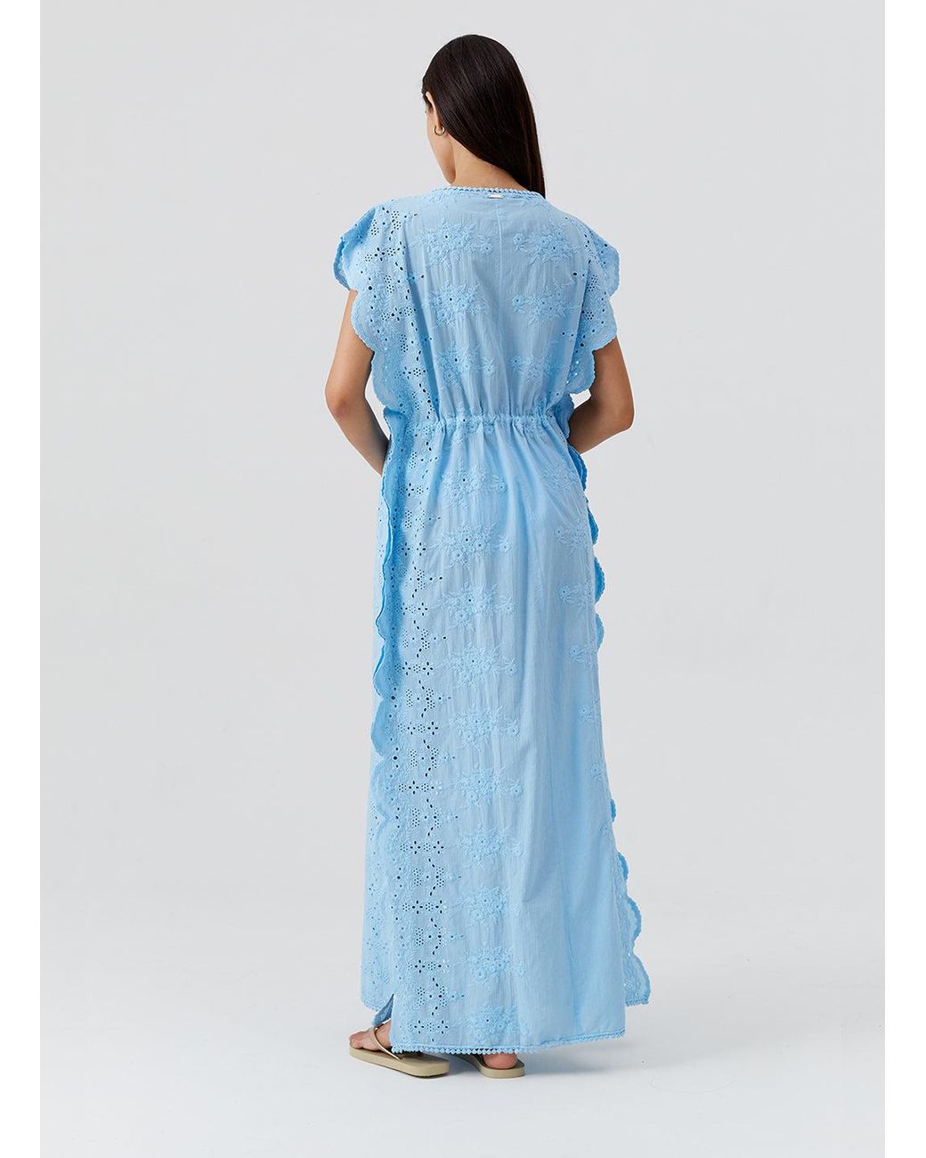 Odabash UK Blue Talitha Oasis Kaftan
