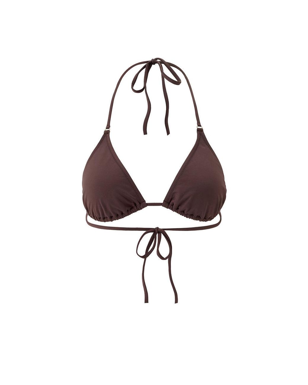 Melissa Odabash Brown Malibu Bikini Top