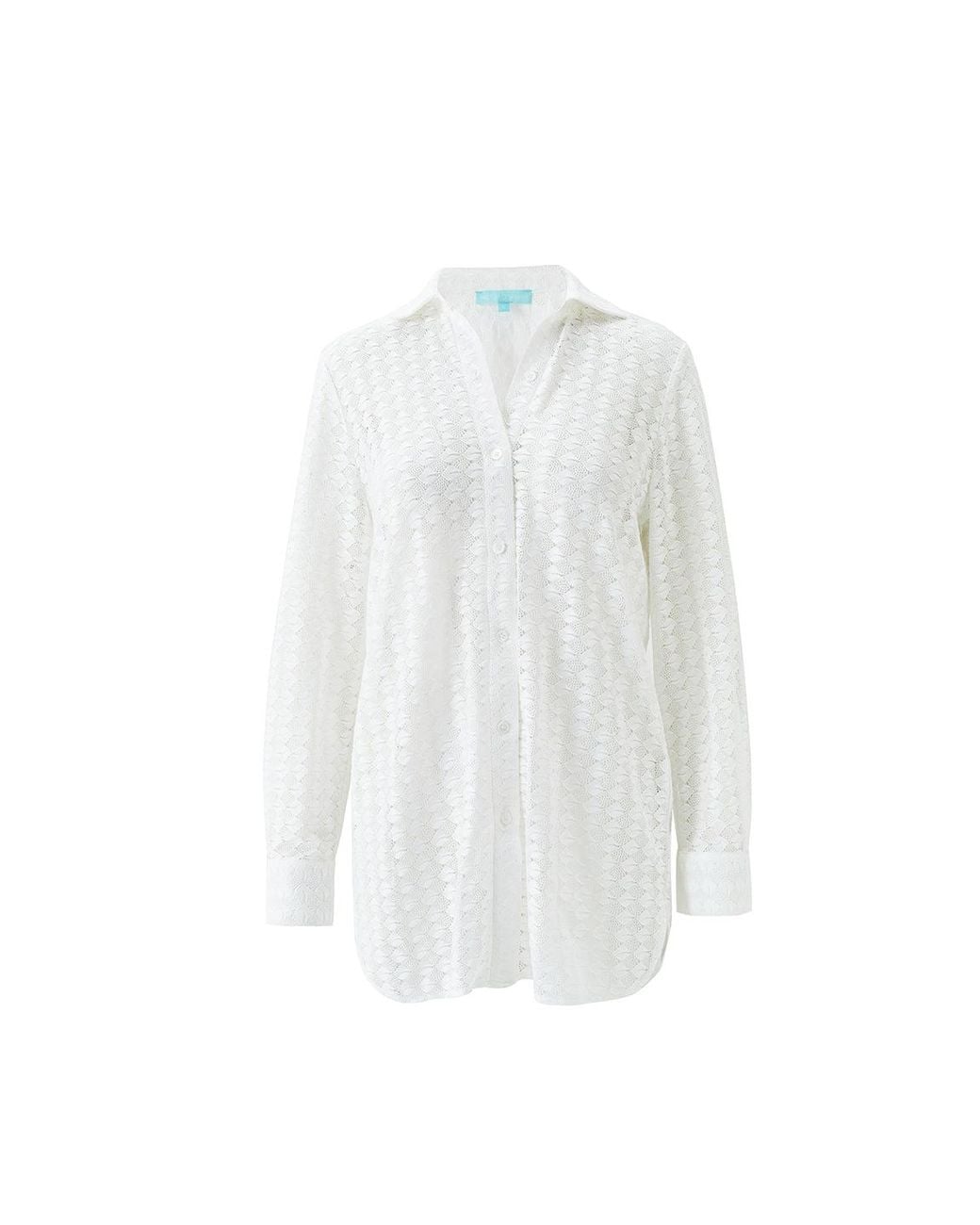 Melissa Odabash White Daria Shirt