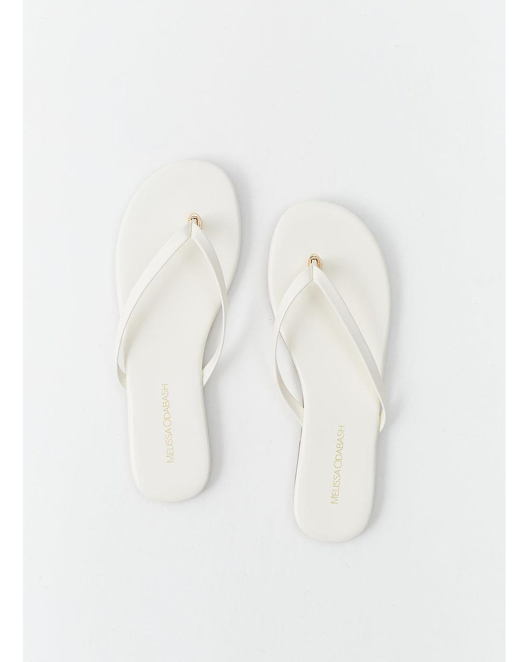 Melissa Odabash White Sandals Ivory