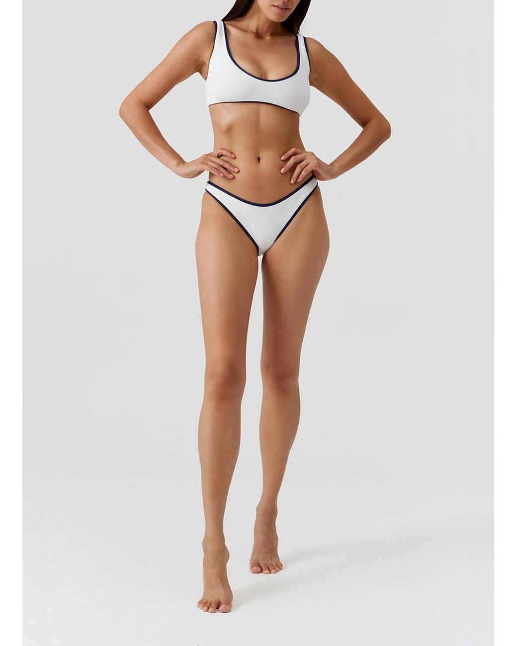 Odabash UK Multicolor Vigo Ridges Bikini Top