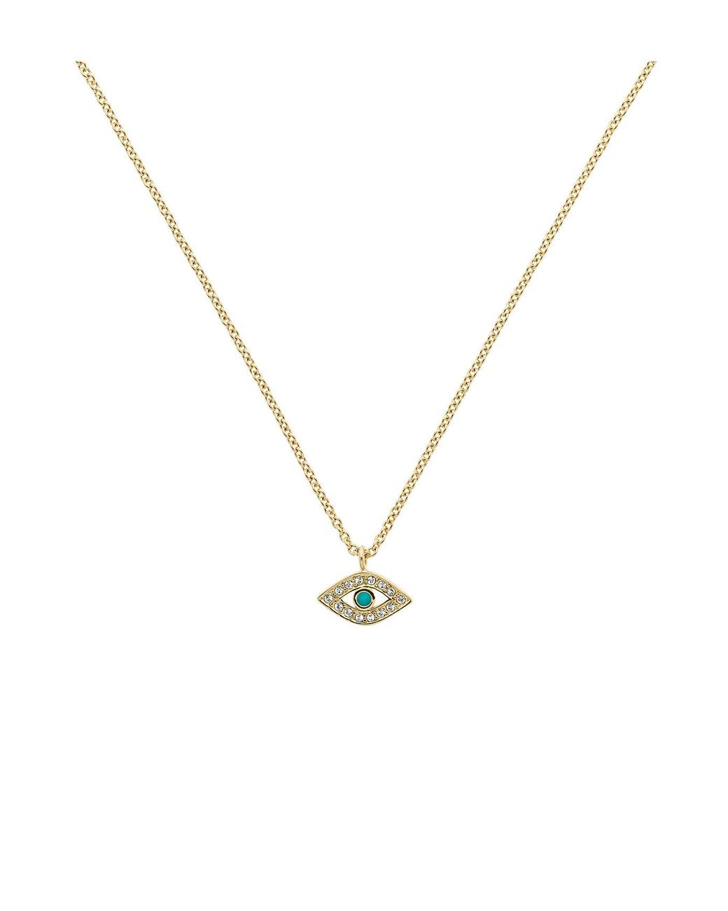 Melissa Odabash Metallic Eye Pendant