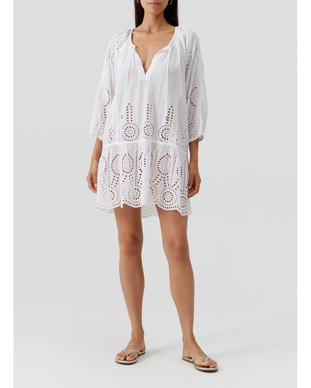 Melissa Odabash White Ashley Dress