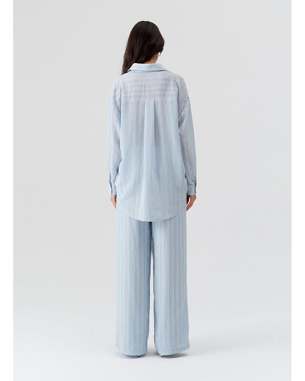 Melissa Odabash Blue Trisha Pale Trousers