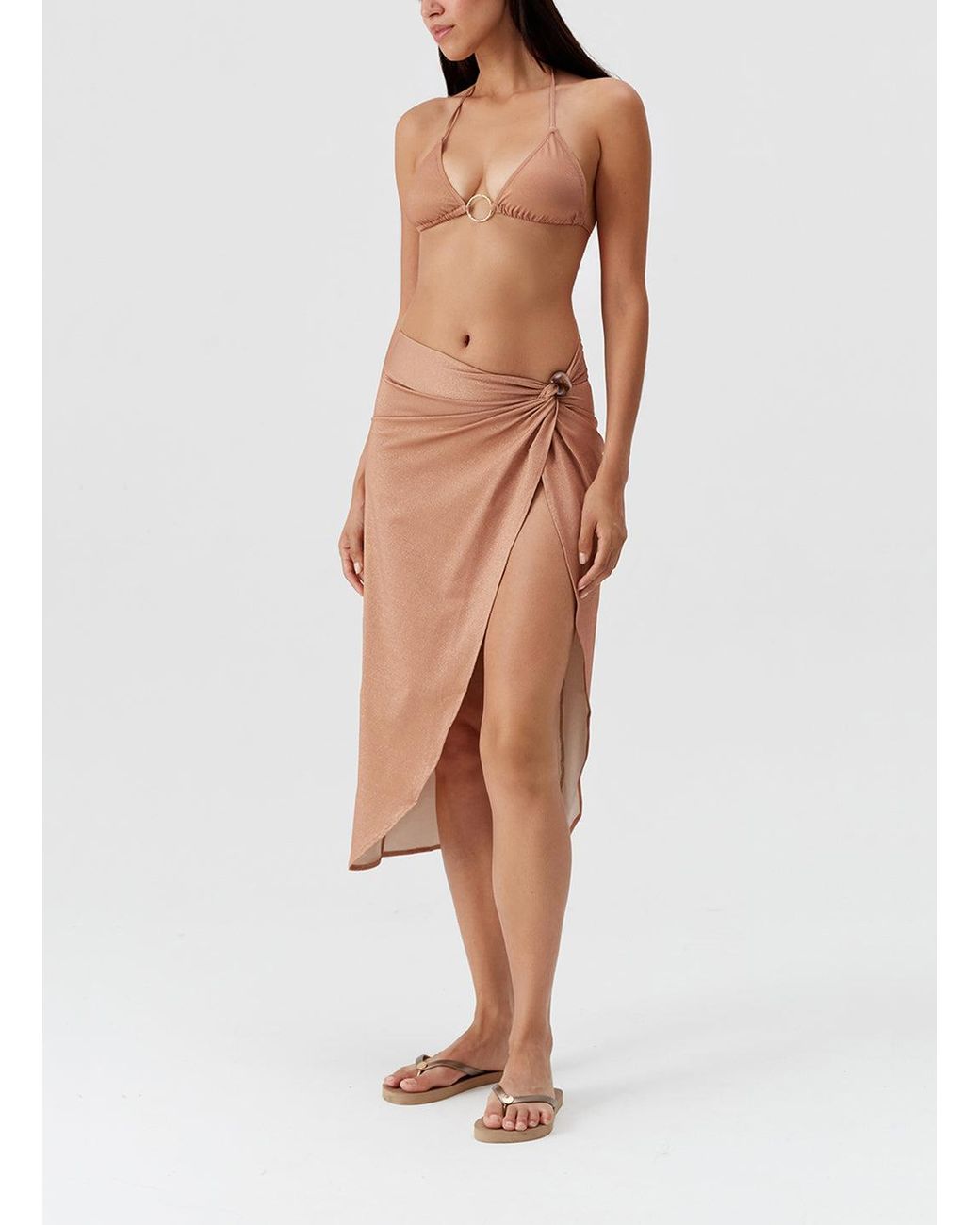 Melissa Odabash White Annabeth Skirt