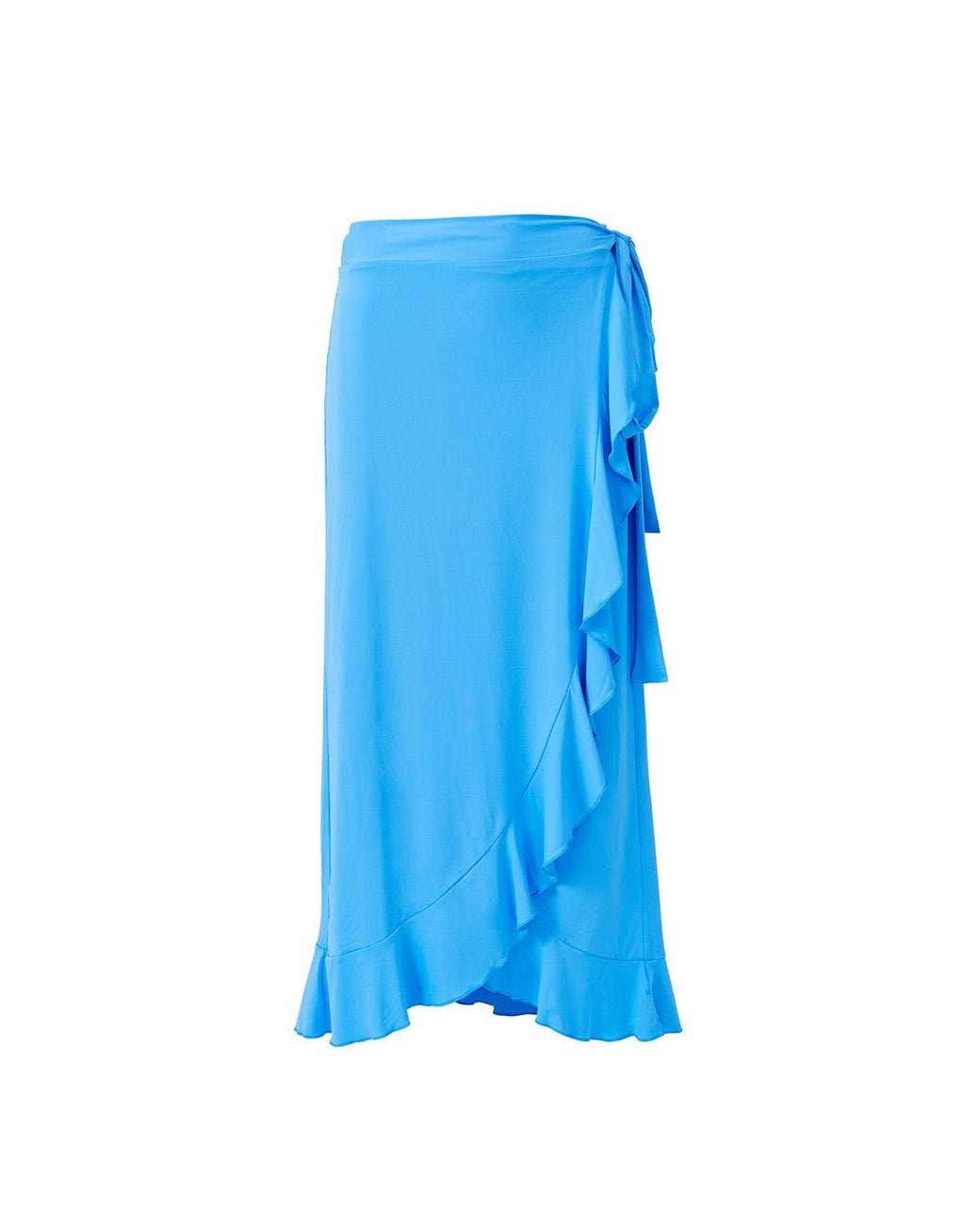 Melissa Odabash Blue Cassidy Ocean Skirt