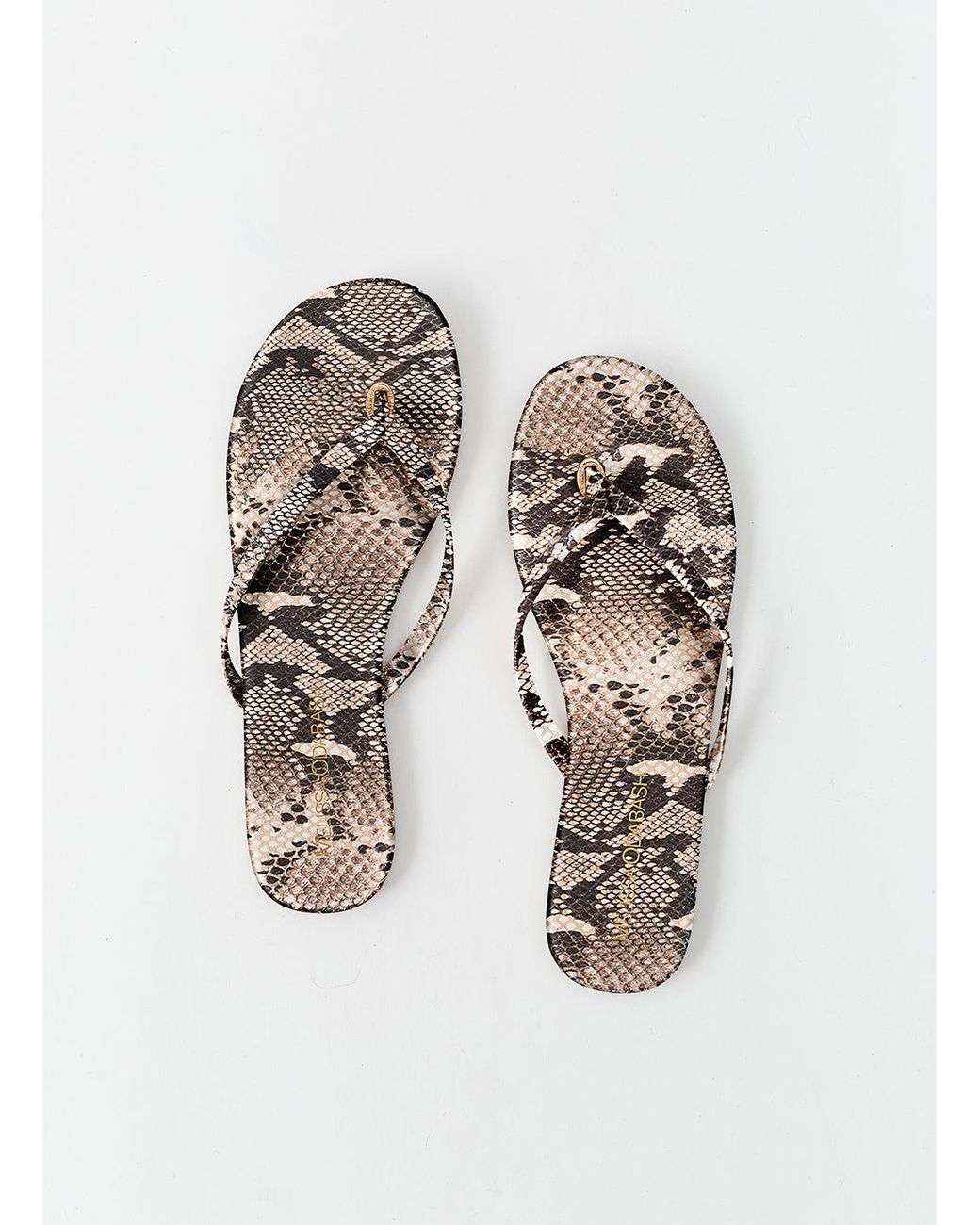 Melissa Odabash White Sandals Snake