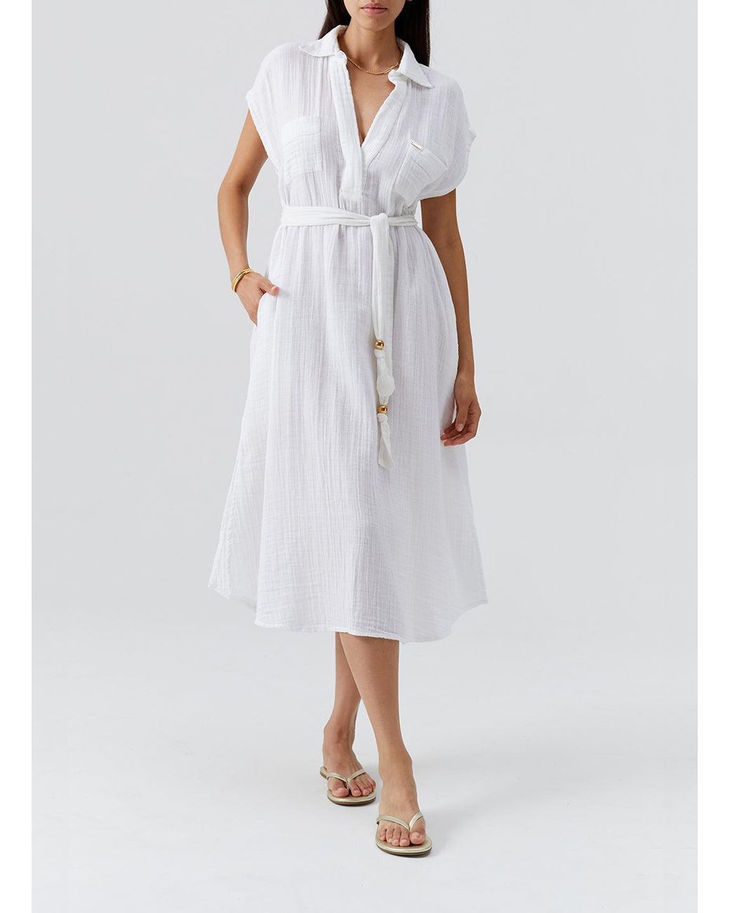 Odabash UK White Rory Dress
