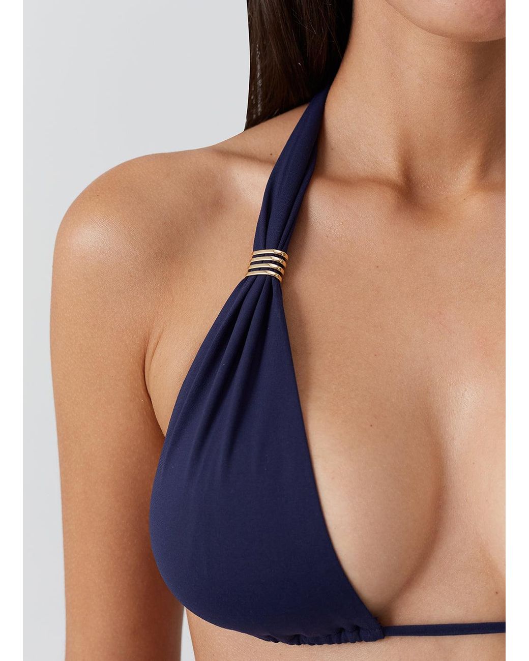 Melissa Odabash Blue Grenada Bikini Top