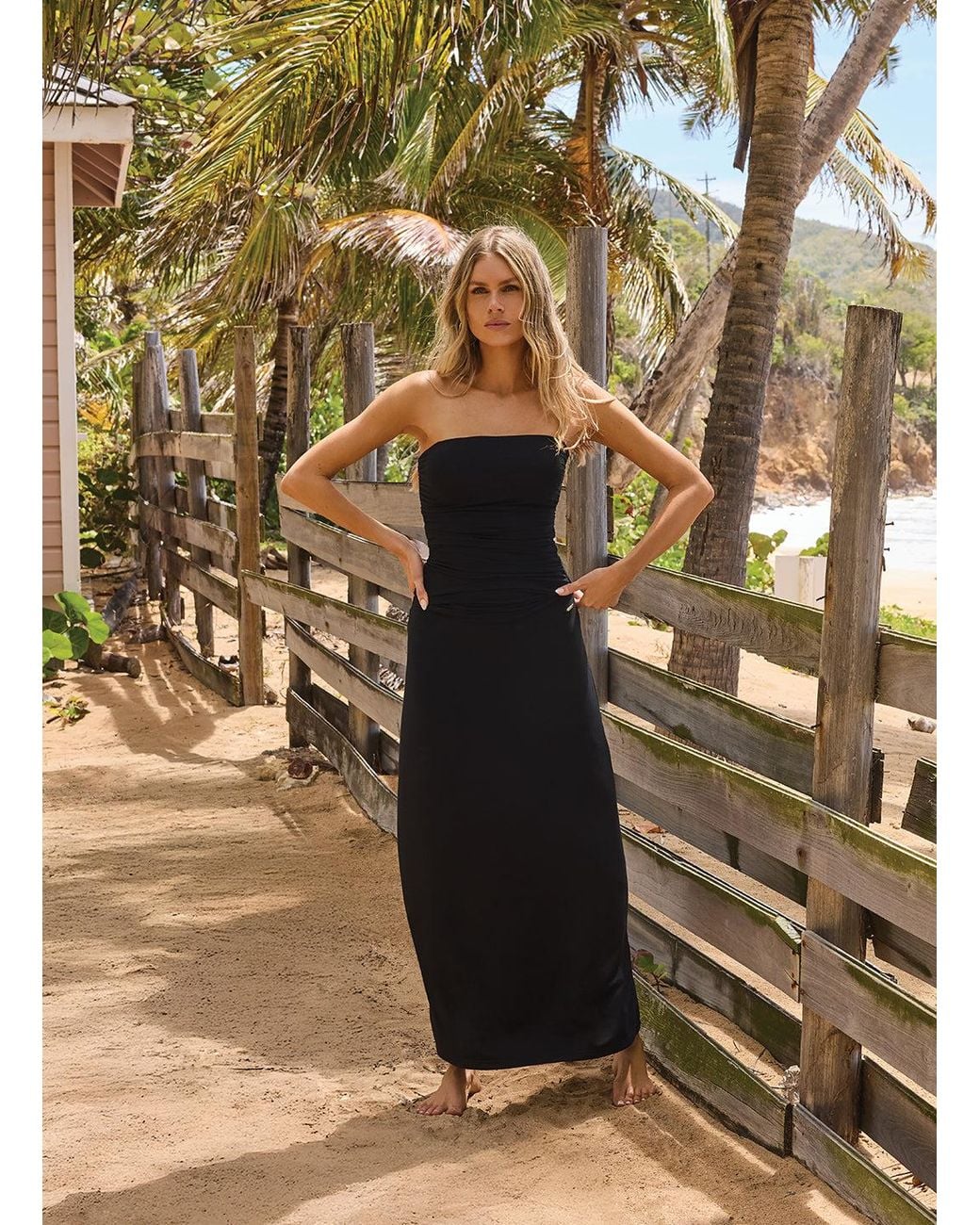 Melissa Odabash Black Rae Dress