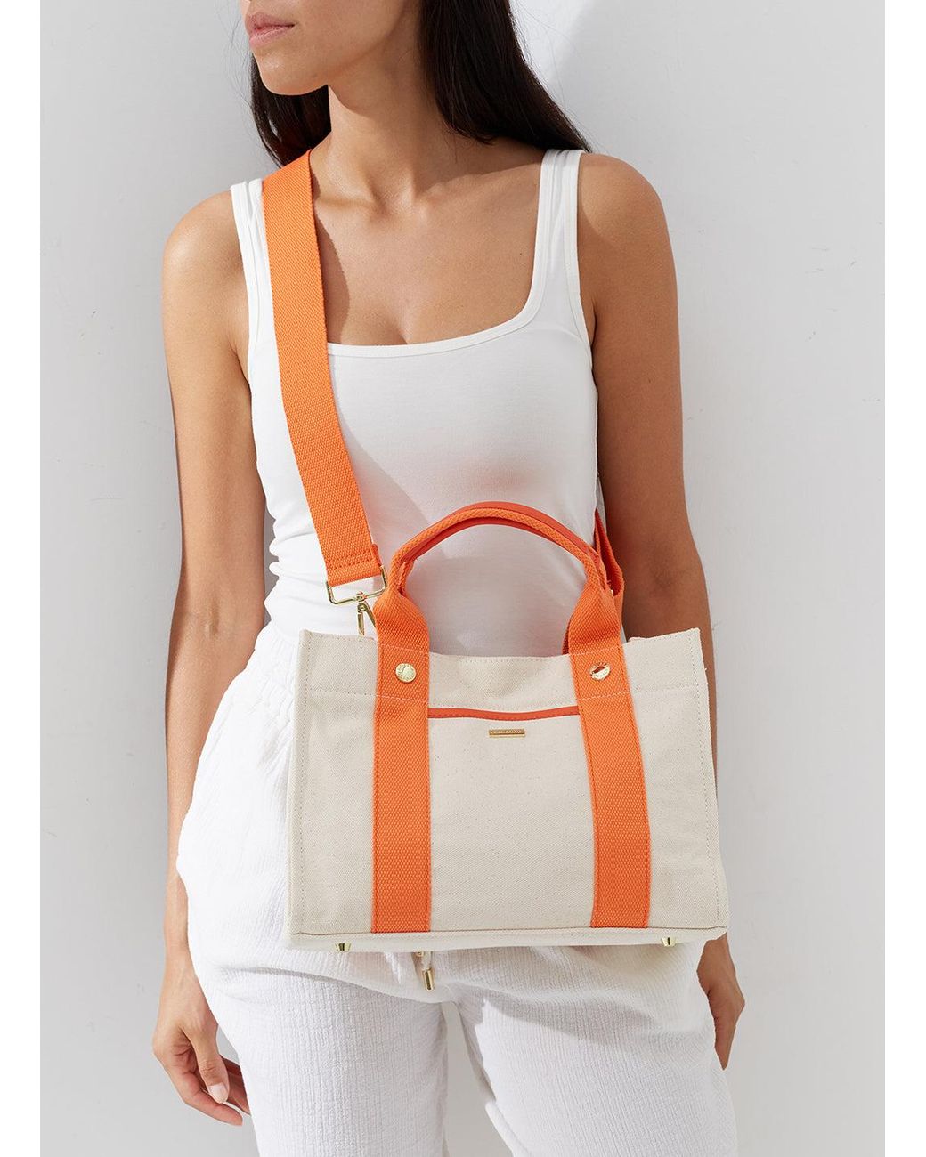 Melissa Odabash Red Rhodes Tote