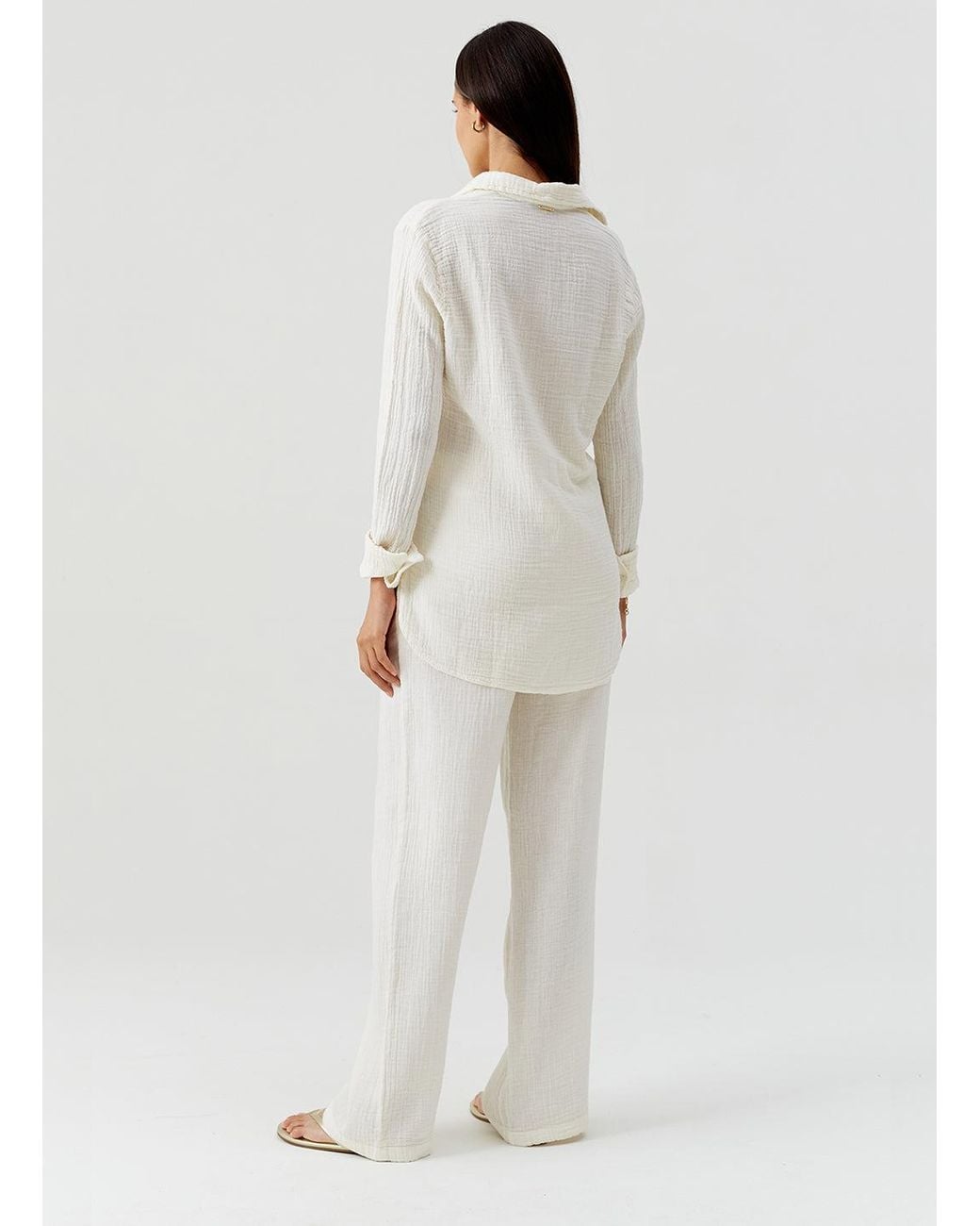 Melissa Odabash White Leona Ivory Shirt