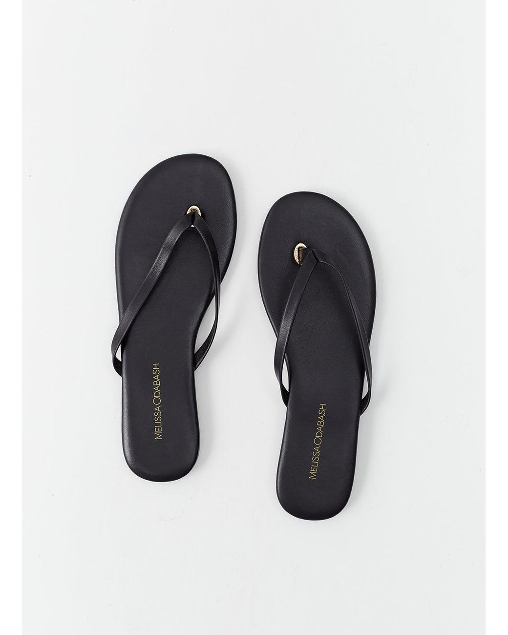 Melissa Odabash Blue Leather Flip Flop