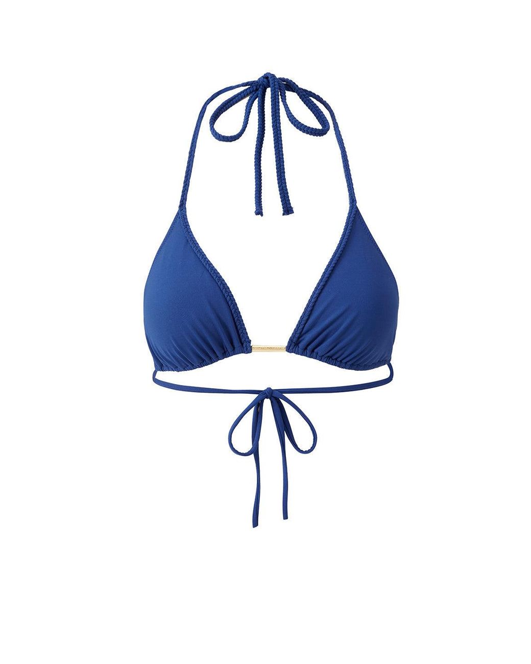 Melissa Odabash Blue Tasmania Marine Bikini Top