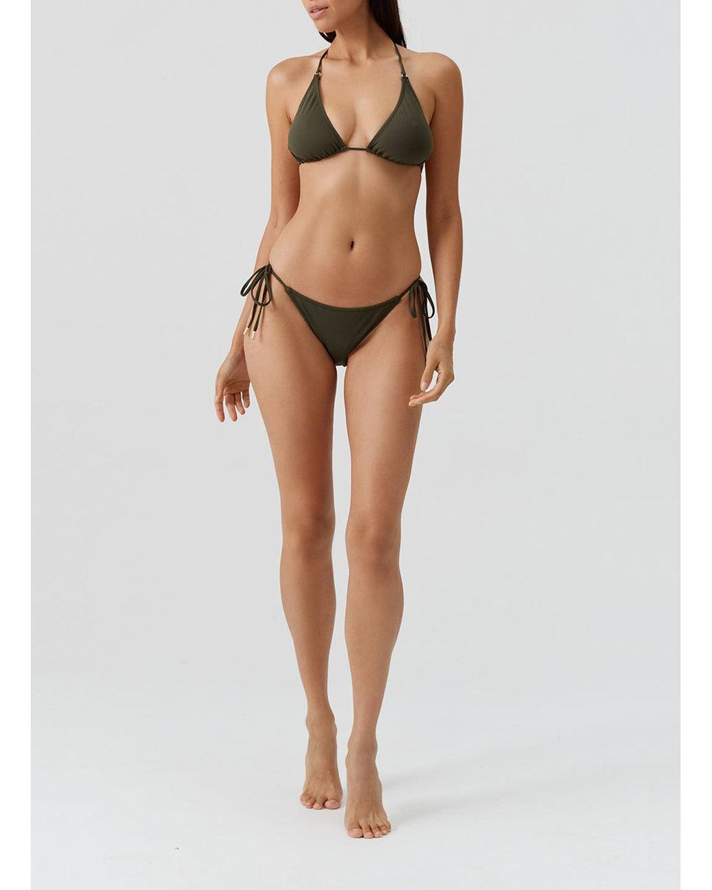 Melissa Odabash Green Malibu Bikini Top