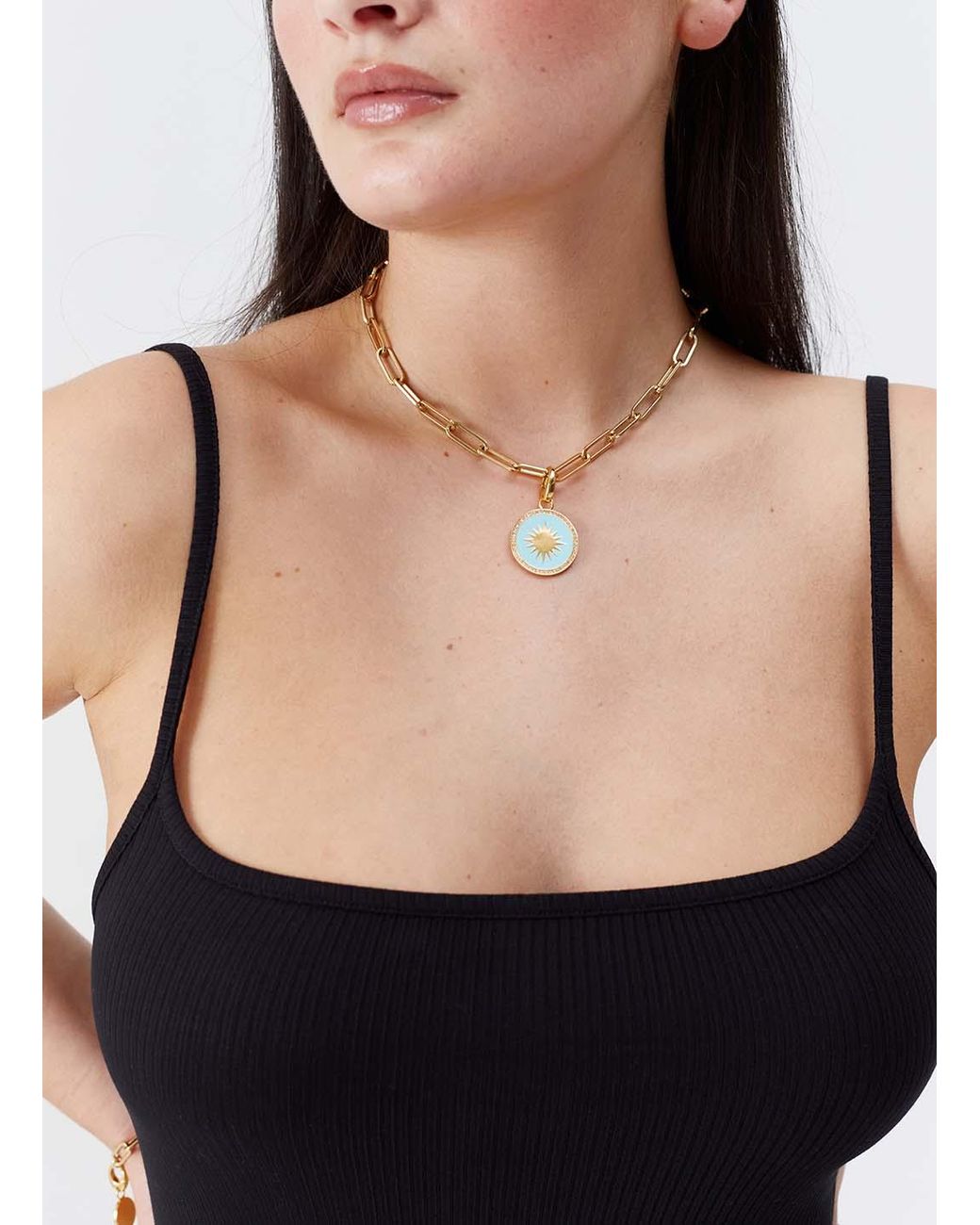 Melissa Odabash Blue Crystal Large Charm