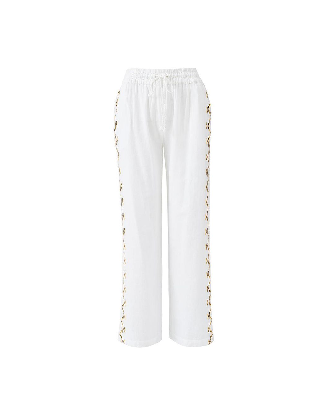 Melissa Odabash White Elvie Trousers