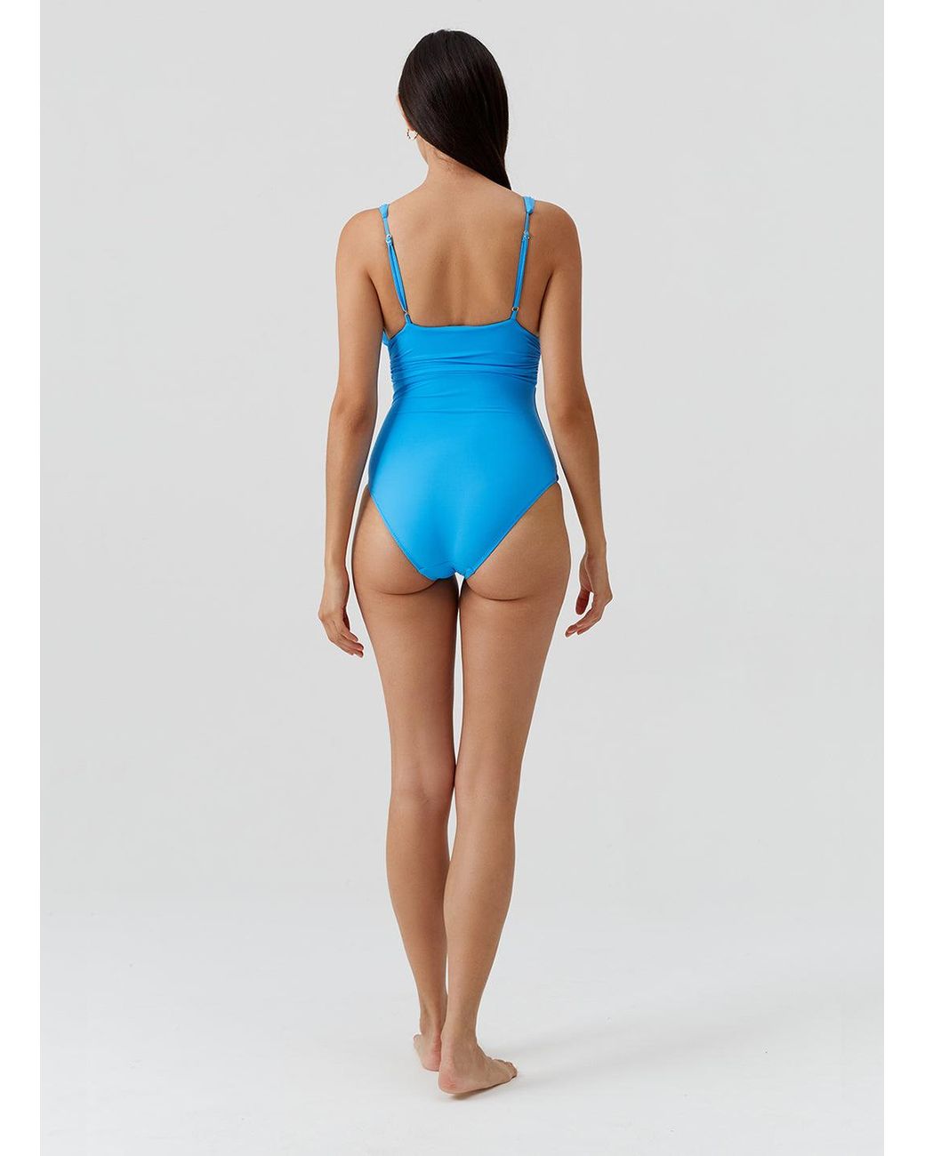 Melissa Odabash Blue Panarea Ocean Swimsuit