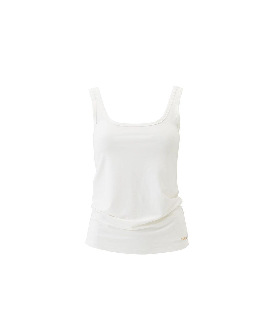 Melissa Odabash White Exclusive Camille Tank