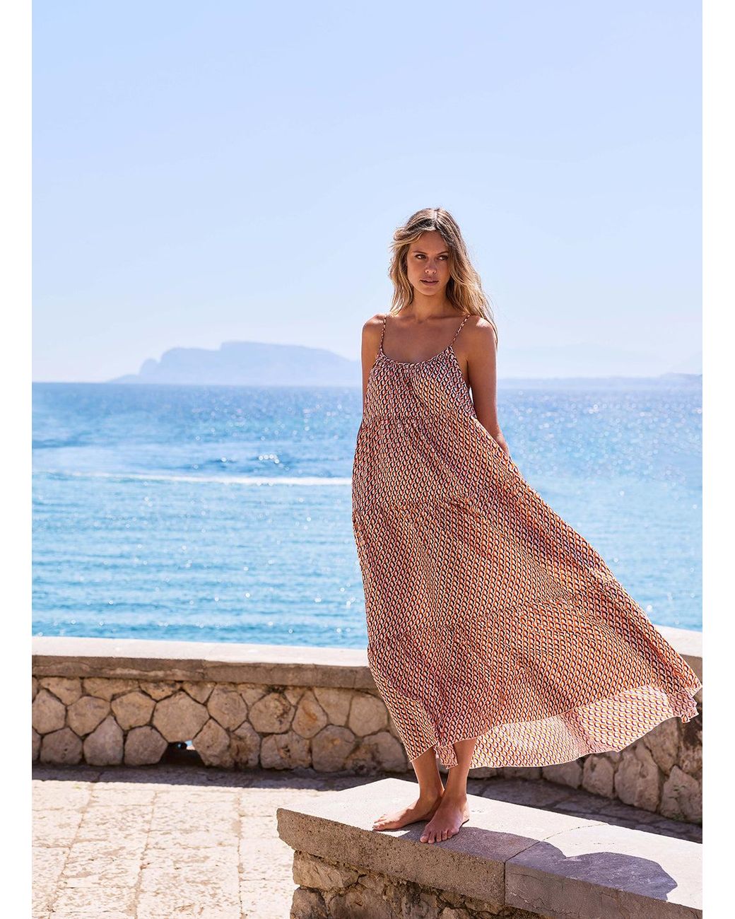 Melissa Odabash Natural Electra Dress