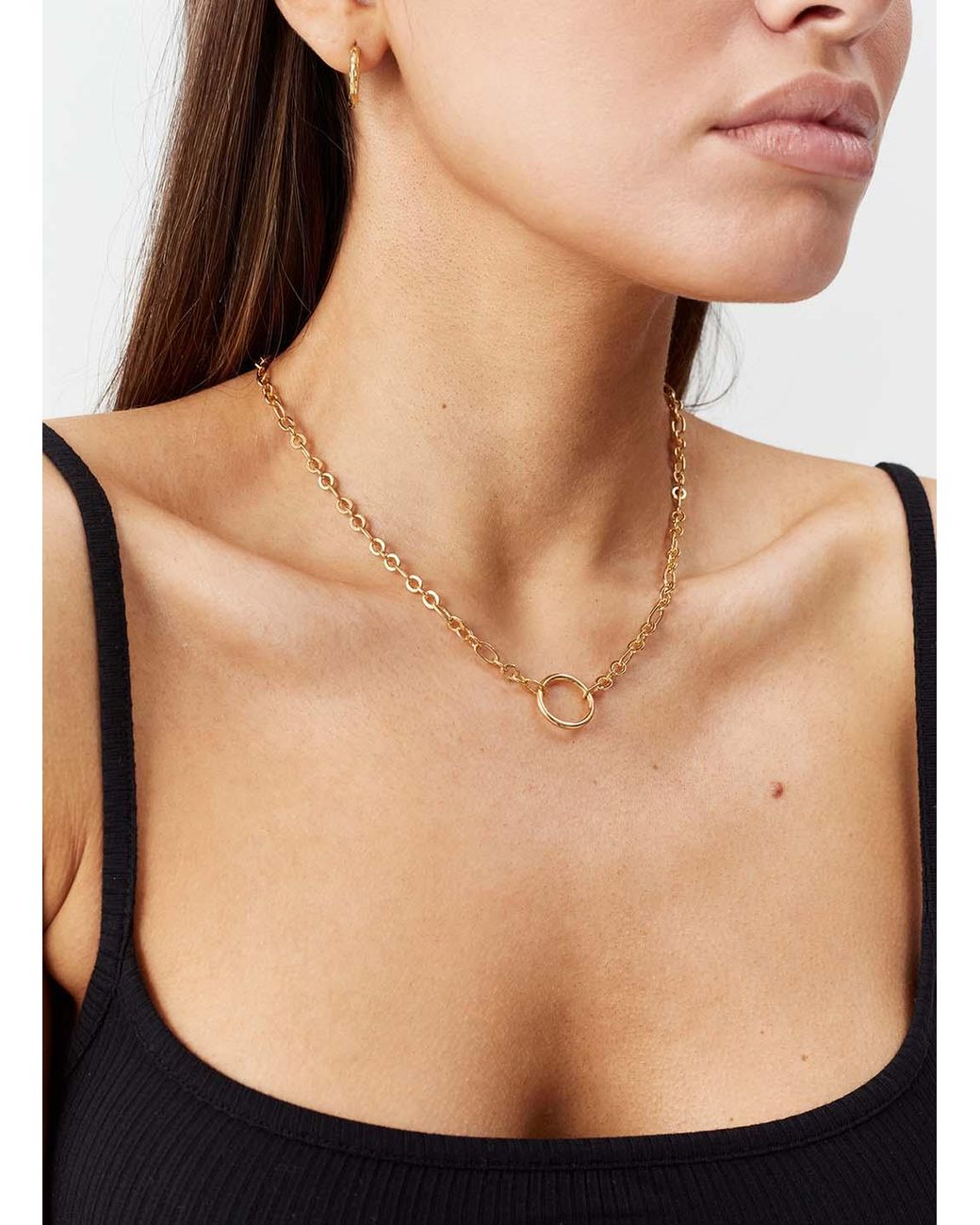 Melissa Odabash White Charm Hanger Necklace
