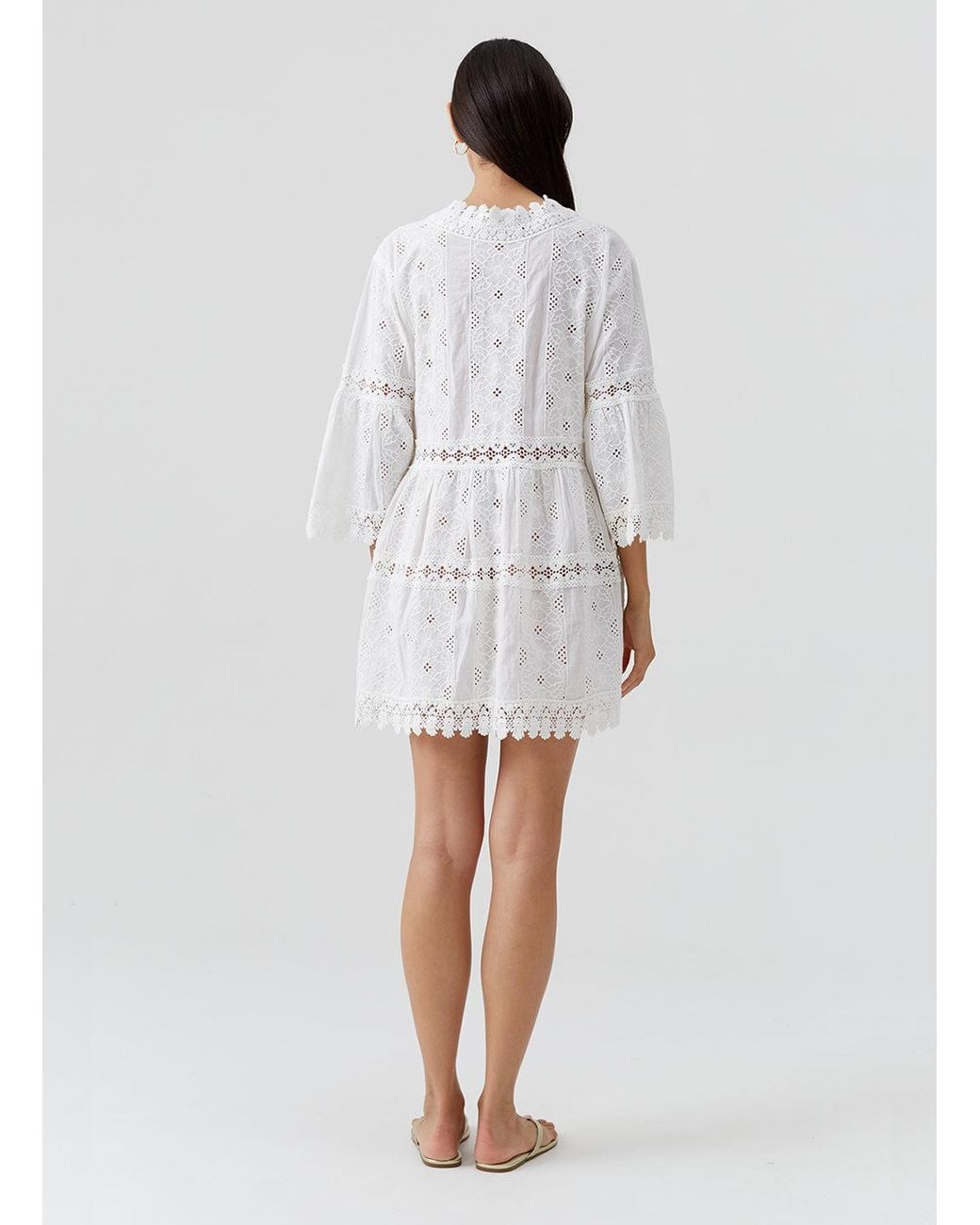 Melissa Odabash White Victoria Dress