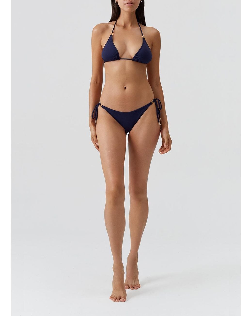 Melissa Odabash Blue Cancun Bikini Top